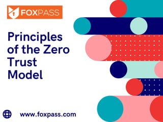 Principles
of the Zero
Trust
Model
www.foxpass.com
 