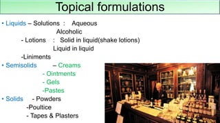 Principles of topical therapy | PPTX