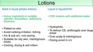 Principles of topical therapy | PPTX