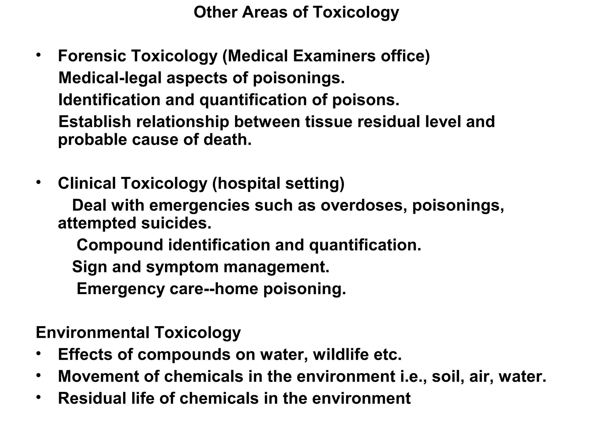 Principles of toxicology | PPT