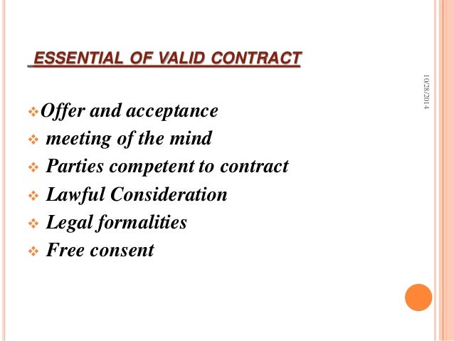 Essential Features Of Insurance Contract / 2