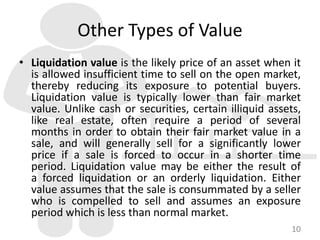 Principles of Valuation | PPTX