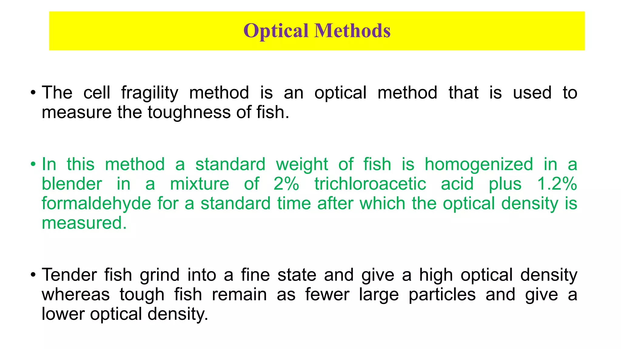 Principles & practice of objective texture measurement