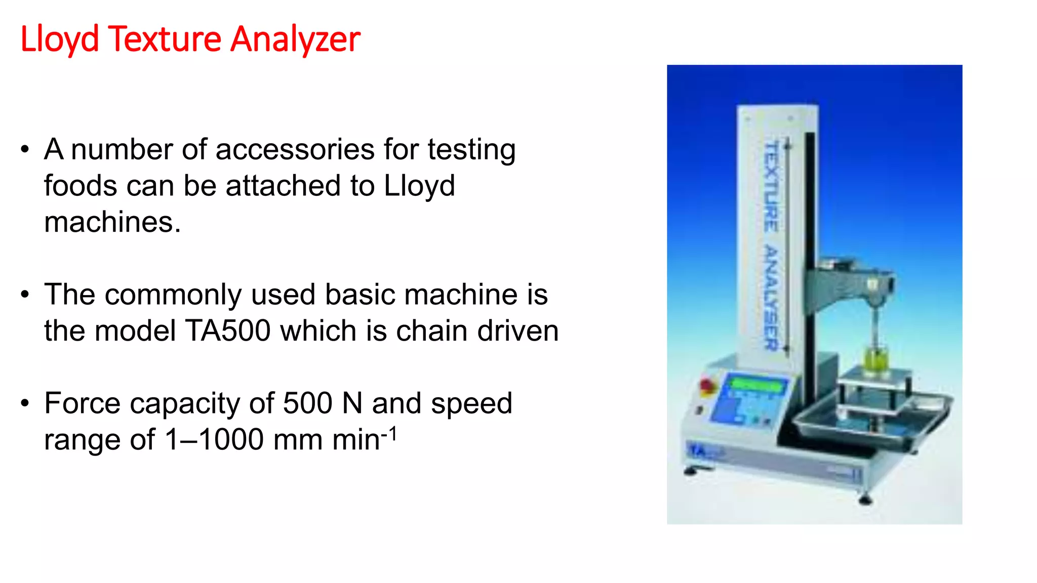 Principles & practice of objective texture measurement