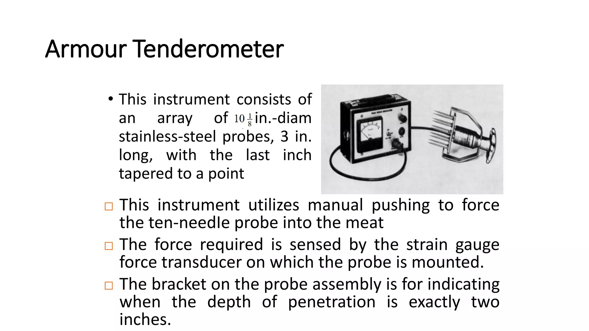 Principles & practice of objective texture measurement