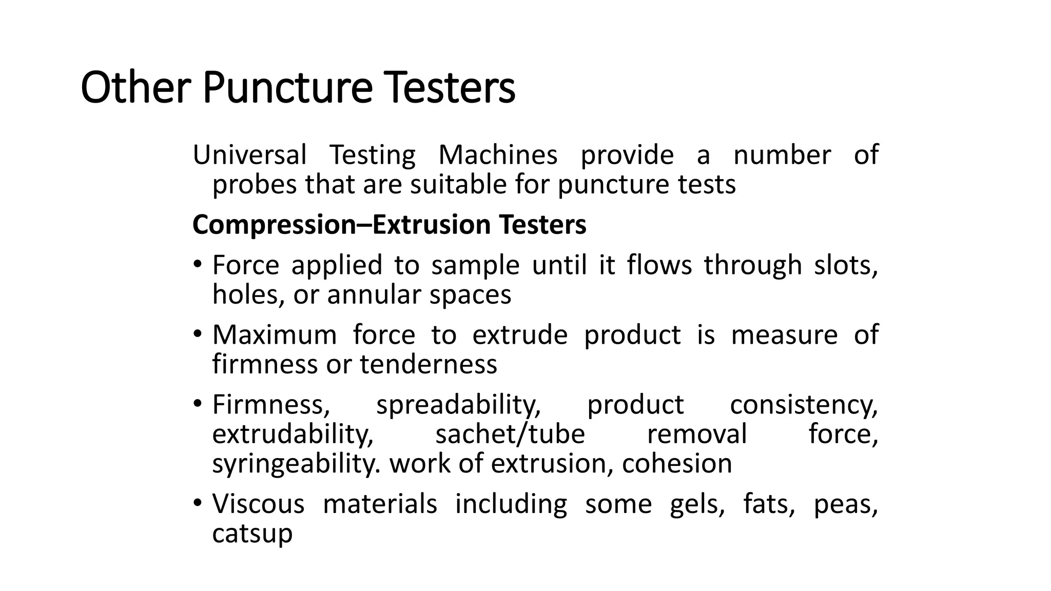 Principles & practice of objective texture measurement
