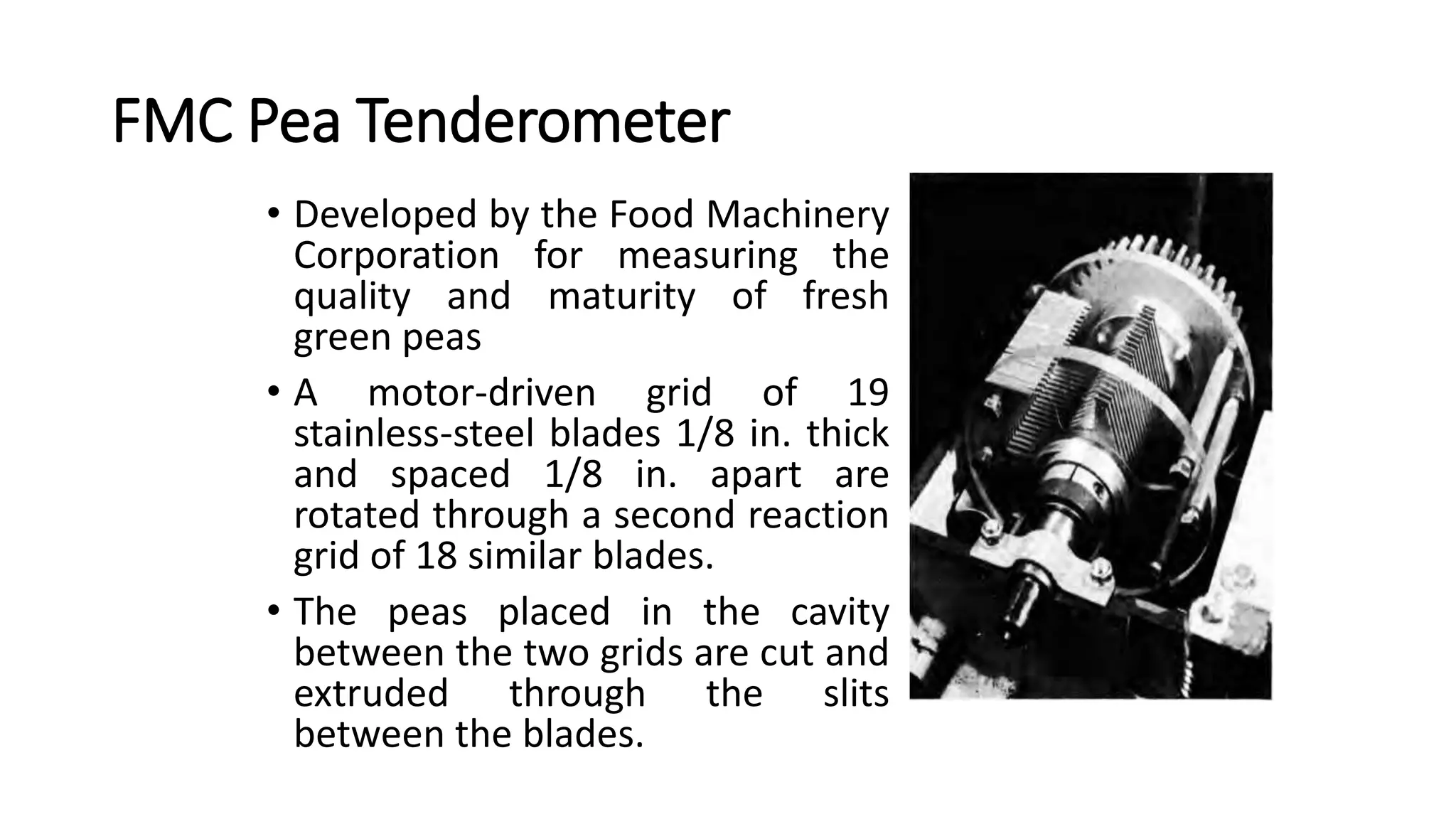 Principles & practice of objective texture measurement