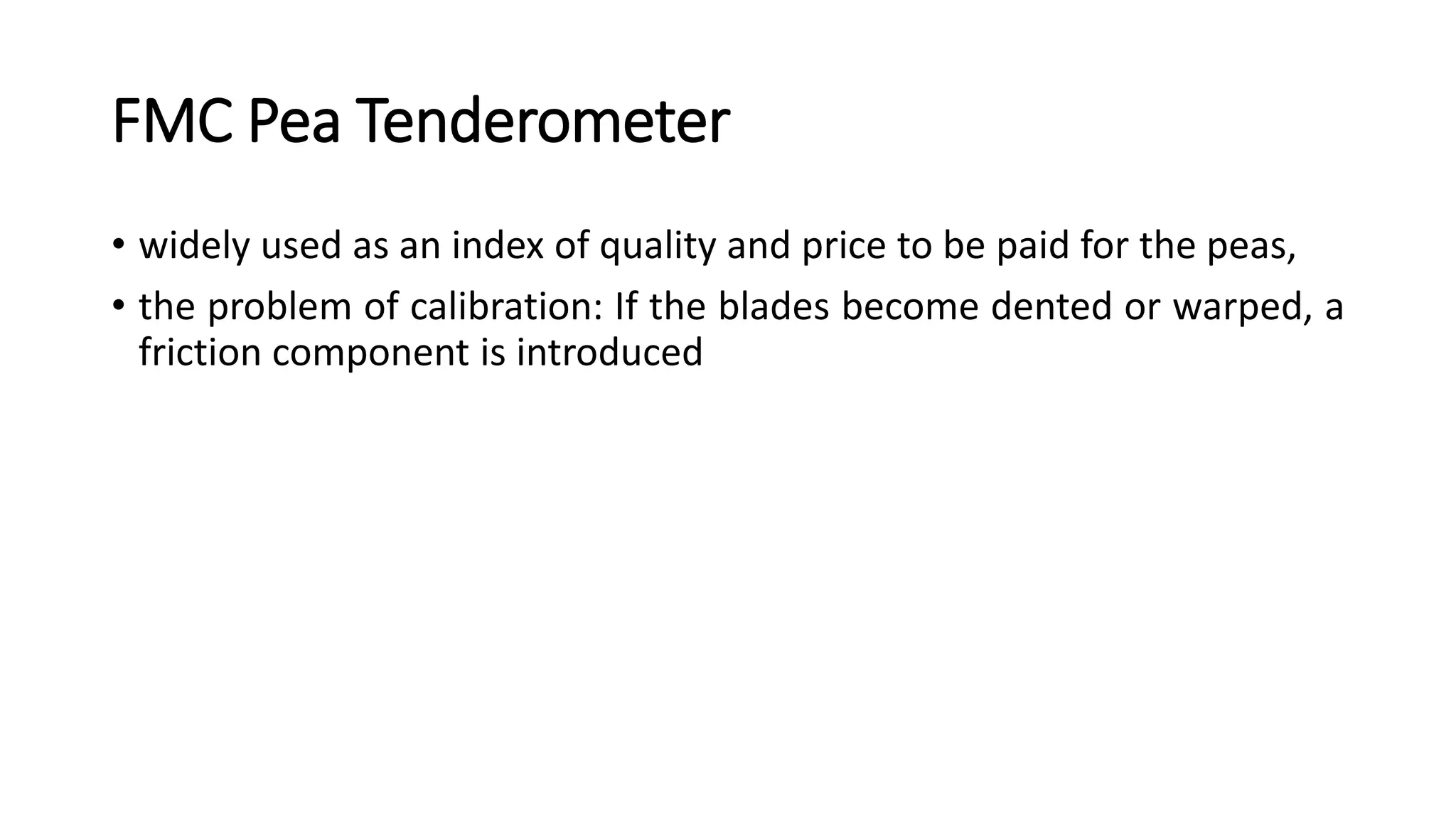Principles & practice of objective texture measurement