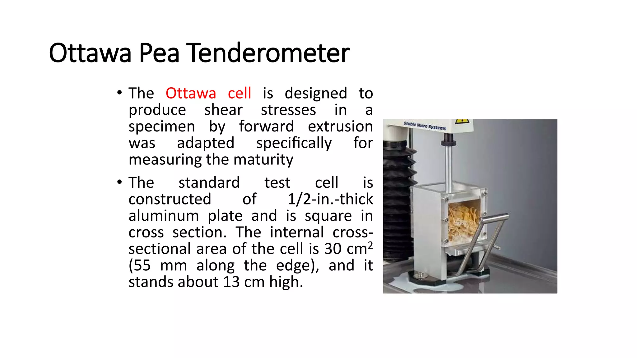 Principles & practice of objective texture measurement