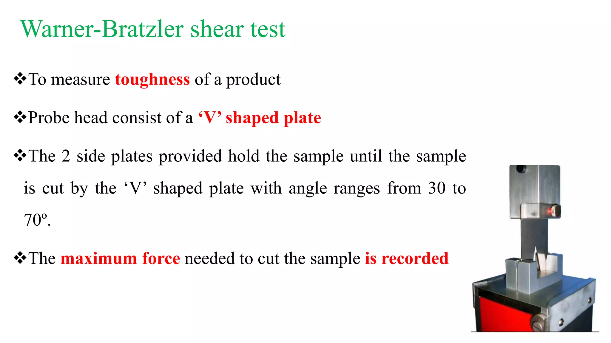 Principles & practice of objective texture measurement