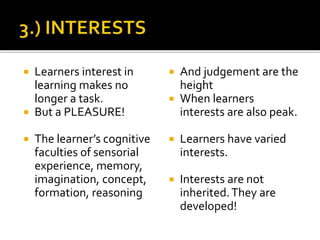 Interest In Learning Scale Principles of Teaching: The Elements of Teaching and Learning | PDF