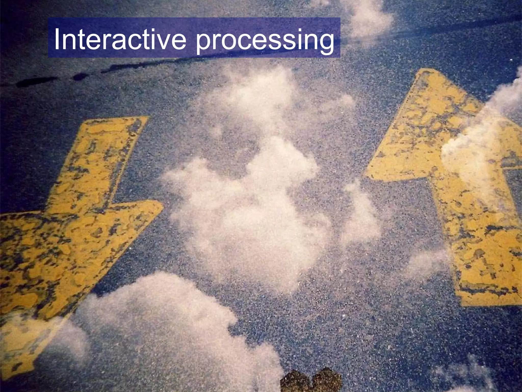 Interactive processing 