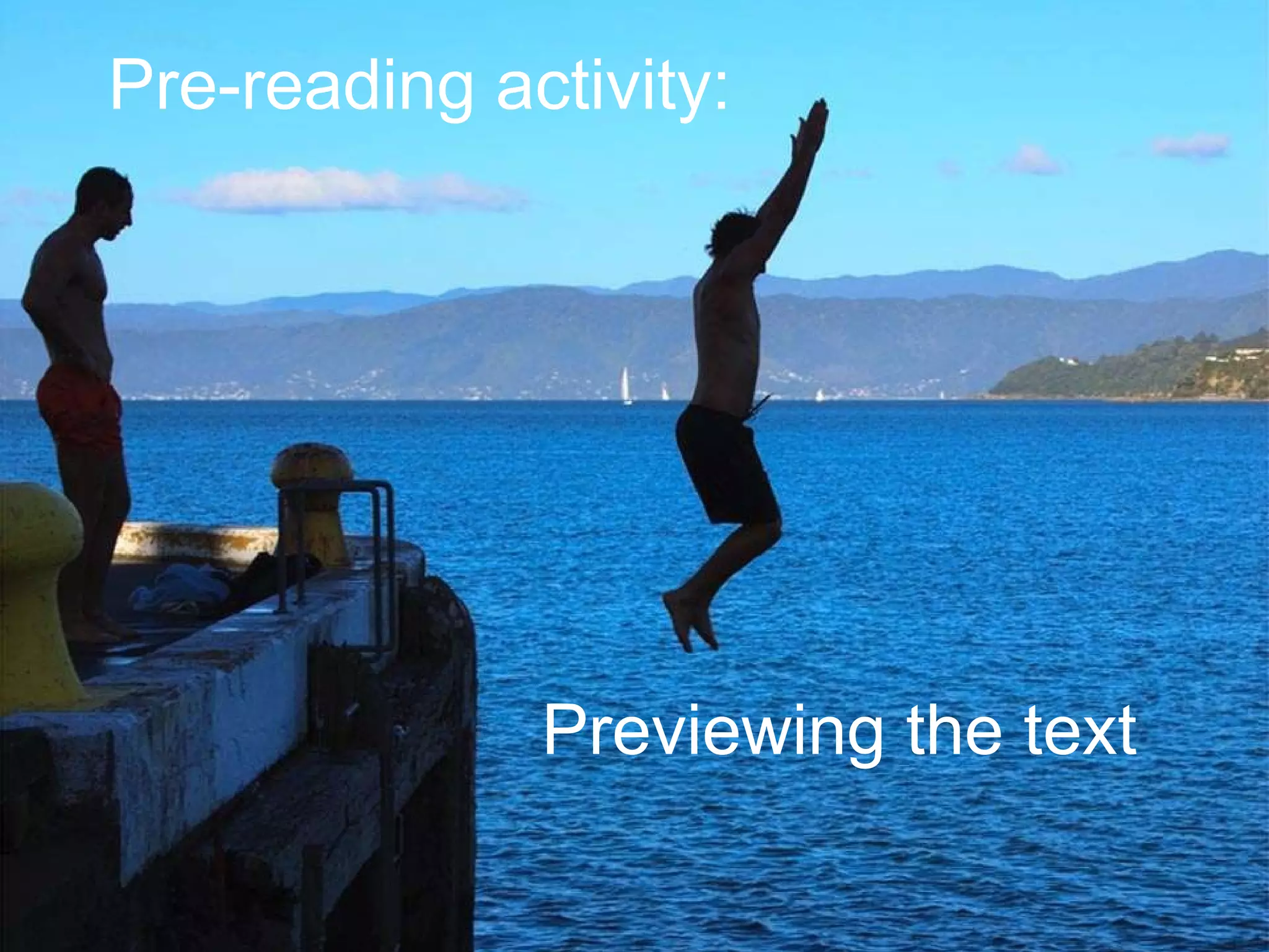 Pre-reading activity: Previewing the text 