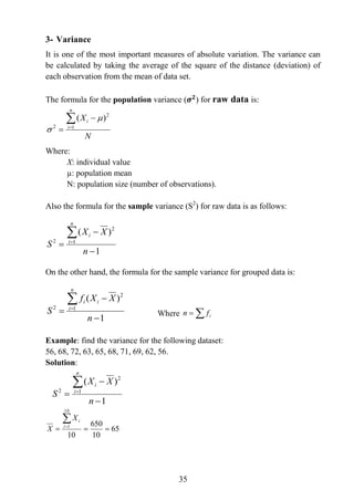 Principlles of statistics | PDF