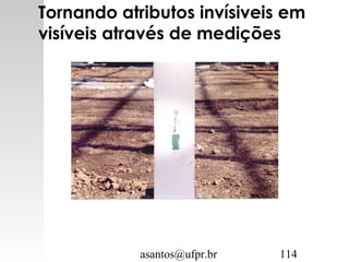 asantos@ufpr.br 114
Tornando atributos invísiveis em
visíveis através de medições
 