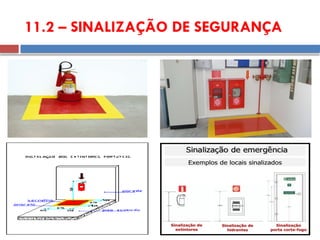 11.2 – SINALIZAÇÃO DE SEGURANÇA
 