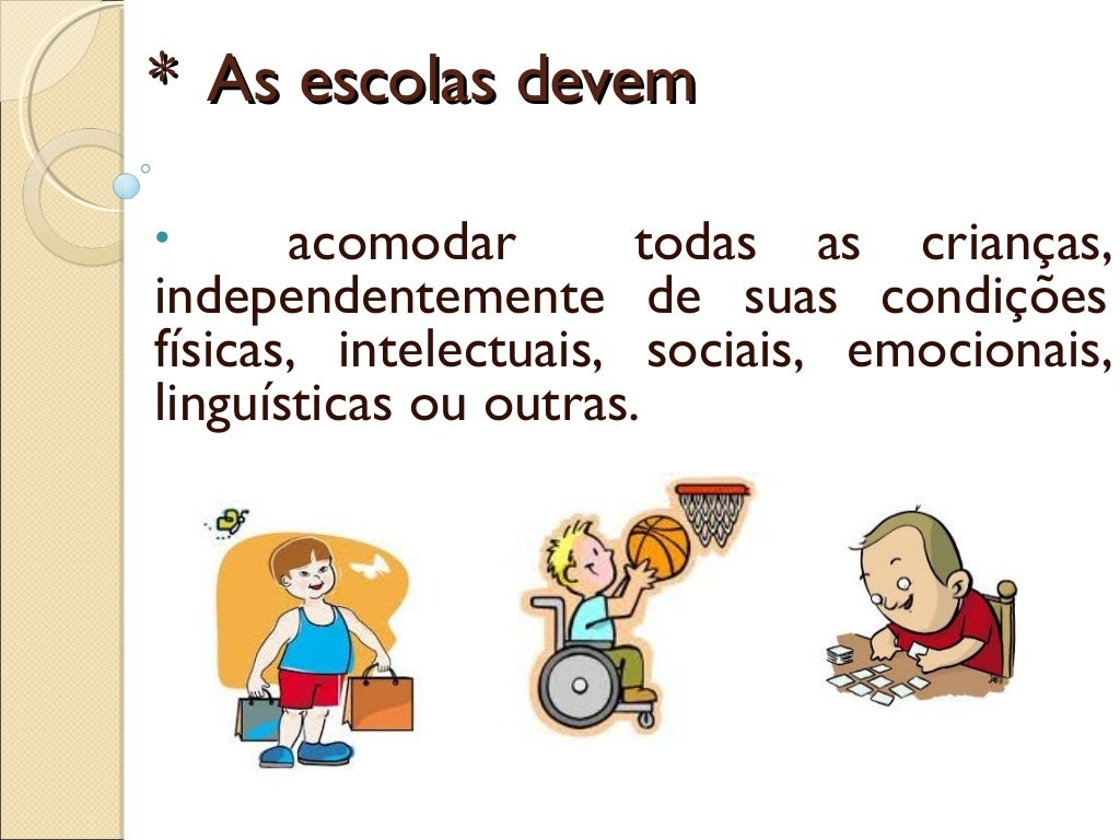 Quais Os 5 Princípios Da Educação Inclusiva - RETOEDU