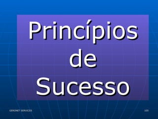 Princípios de Sucesso 
