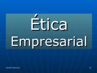 Ética  Empresarial 