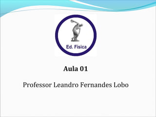Aula 01
Professor Leandro Fernandes Lobo
 