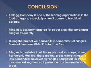 Summer Internship Poject Report On Kellogg's Pringles | PPTX