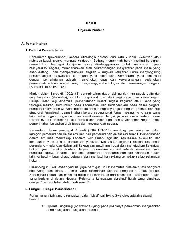 Prinsip Prinsip Good Governance Dalam Tata Kelola Kepemerintahan Desa