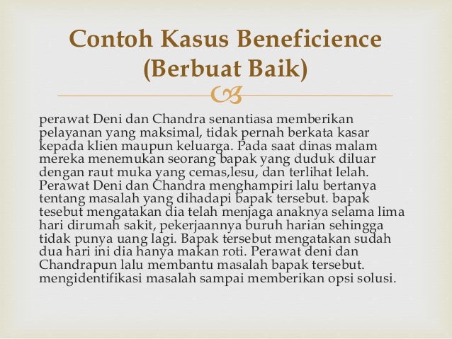 Prinsip prinsip etika keperawatan