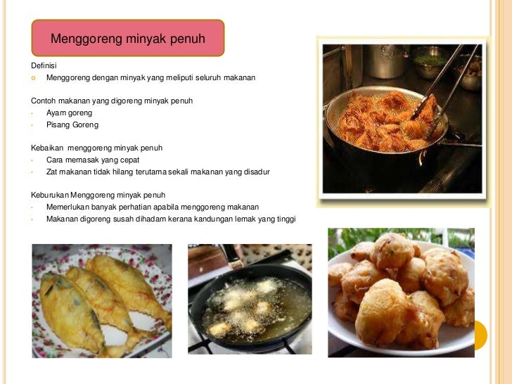 Prinsip prinsip memasak