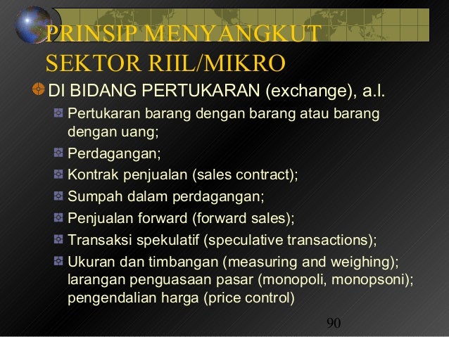 Prinsip prinsip sistem ekonomi islam & penerapannya di 