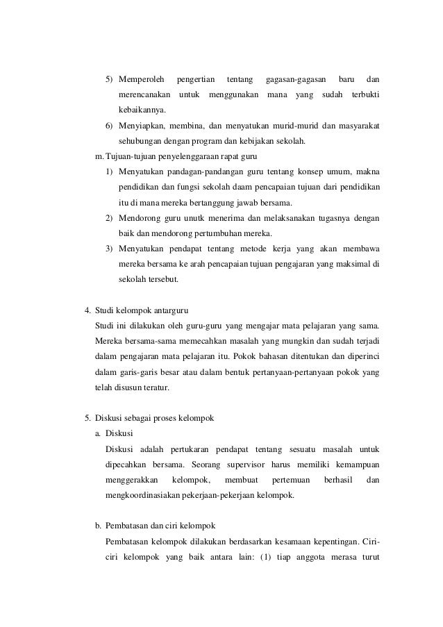 Prinsip Dan Teknik Supervisi Pendidikan