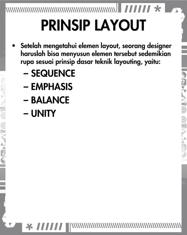 PRINSIP DASAR LAYOUT | PDF