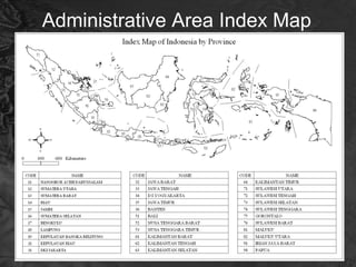 Administrative Area Index Map
 