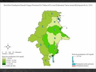 Peta Pendapatan Petani
 