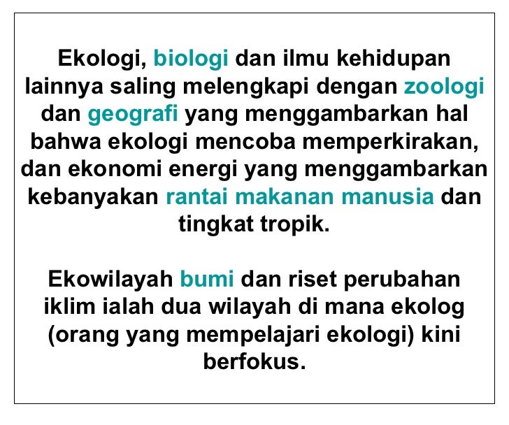 Prinsip ekosistem ekologi pertanian Prinsip ekosistem ekologi pertanian