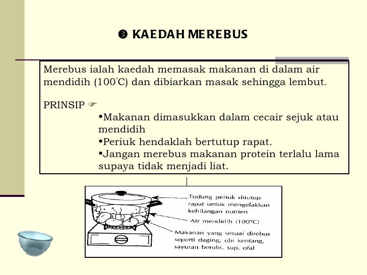 Prinsip memasak