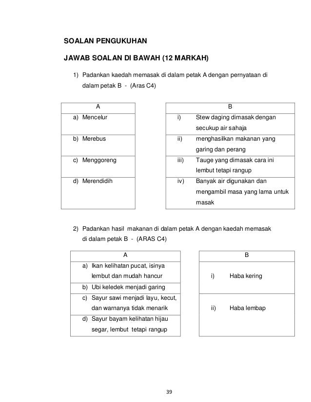 Prinsip memasak
