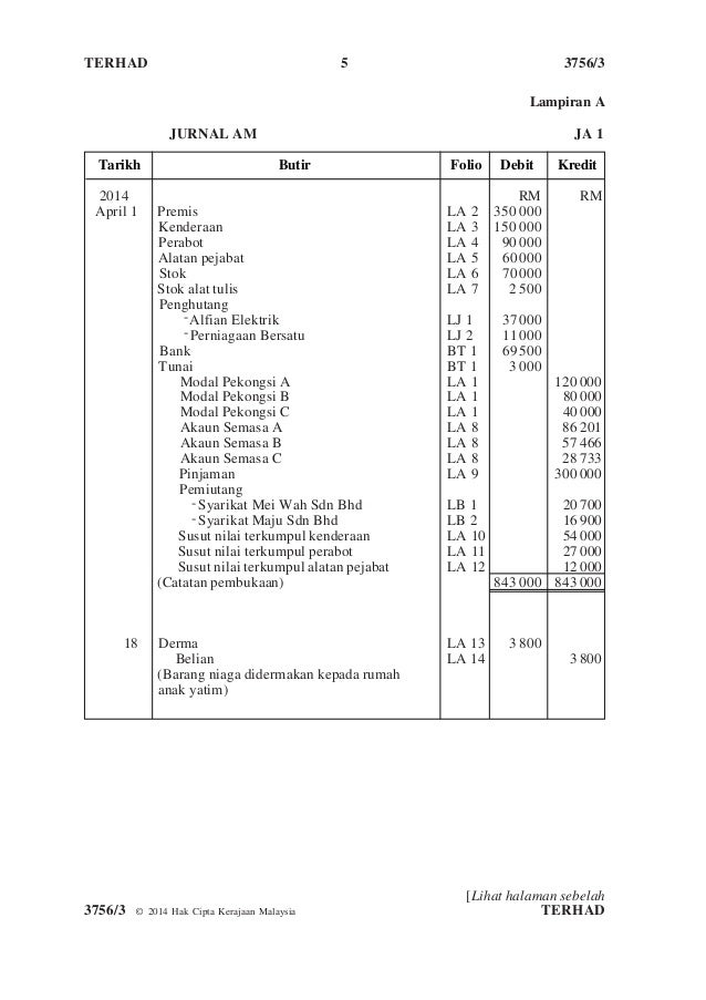 Prinsip Perakaunan Qp 3756 3 Spm2014