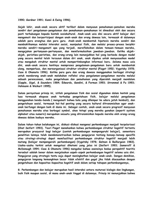 Prinsip perkembangan menurut hurlock