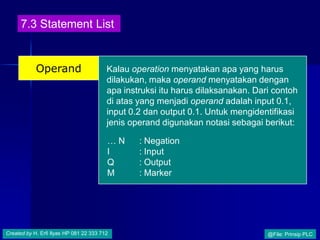 Plc Statement List Example.pdf Basic PLC | PDF