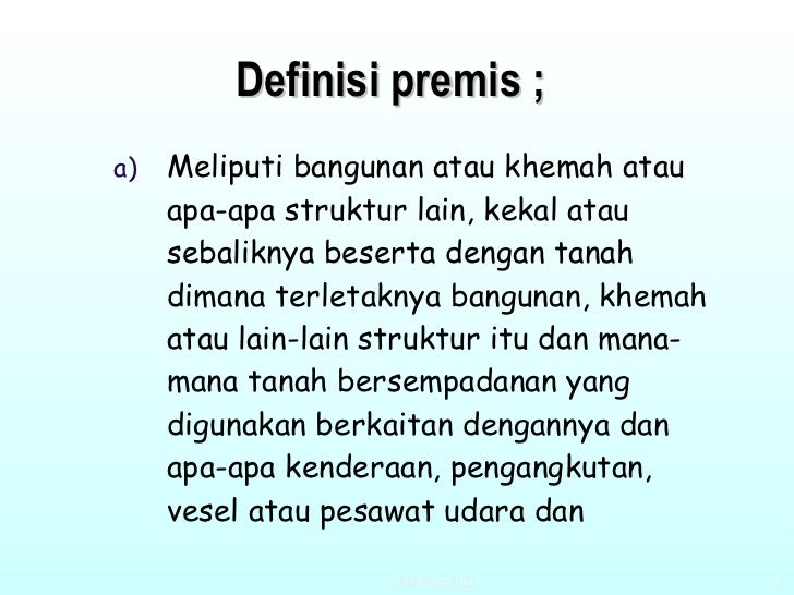 Prinsip rekaan premis makanan