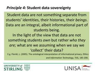 Zombie categories, broken data and biased algorithms: What else can go wrong? Ethics in the collection, analysis and use of student data