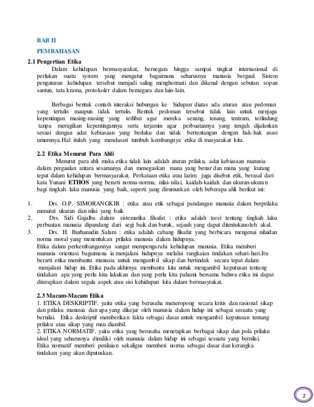 Makalah Etika dan Profesional Makalah Etika dan Profesional