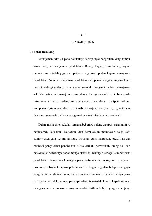 Observasi Sekolah Manajemen Keuangan