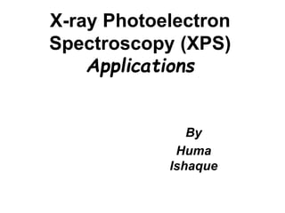 Interpreting XPS Spectrum:
Background
• The X-Ray will hit the e-s in the
bulk (inner e- layers) of the
sample
• e- will c...