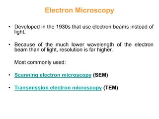 • It is a type of electron microscope capable of
producing high-resolution images of a
sample surface.
• Due to the manner...
