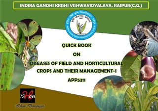 QUICK BOOK ON DISEASES OF FIELD AND HORTICULTURAL CROPS AND THEIR ...