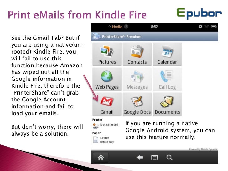 how to print from kindle fire to hp wireless printer
