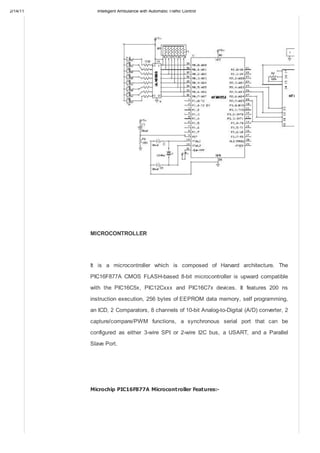 intelligent ambulance with automatic traffic control