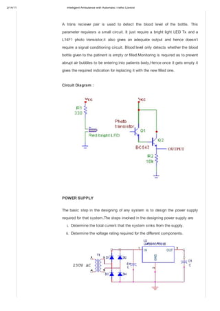 intelligent ambulance with automatic traffic control