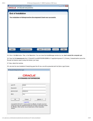 Print   jd edwards enterprise one 9
